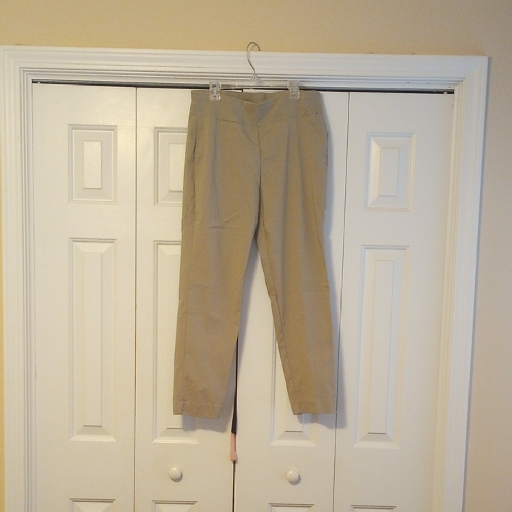 NWOT Tan Pull On Everyday Basic Tan Pant